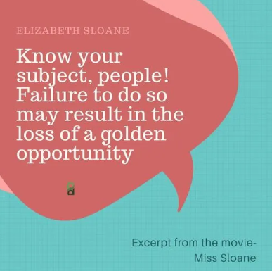 #PRQuote: Know your Subject I