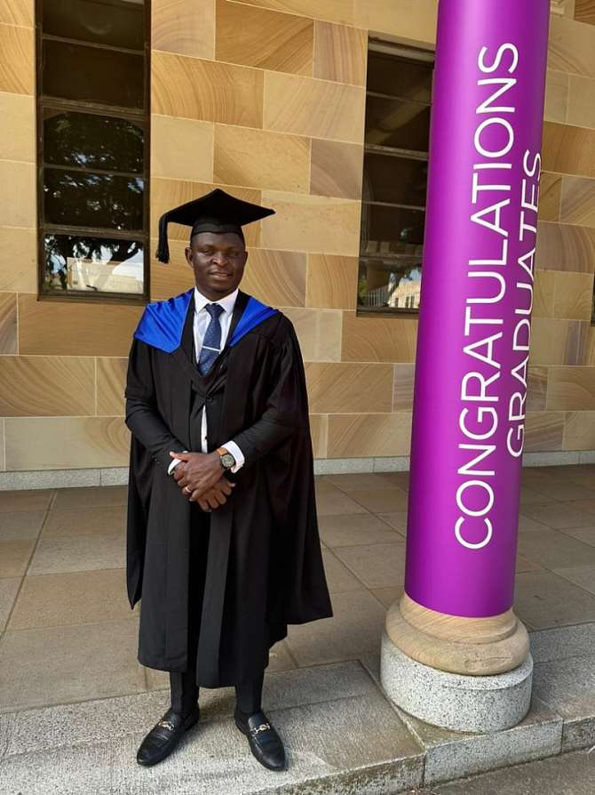 Another Nigerian Flies In Brilliant Colours In Distant Australia
