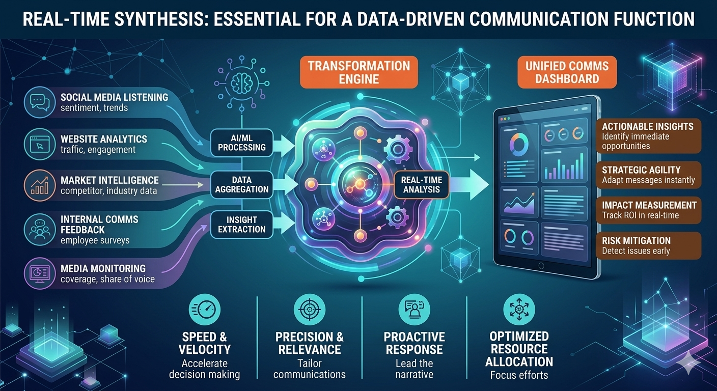 #PRQuote- Real Time Synthesis: Essential for A Data-Driven Communication Function