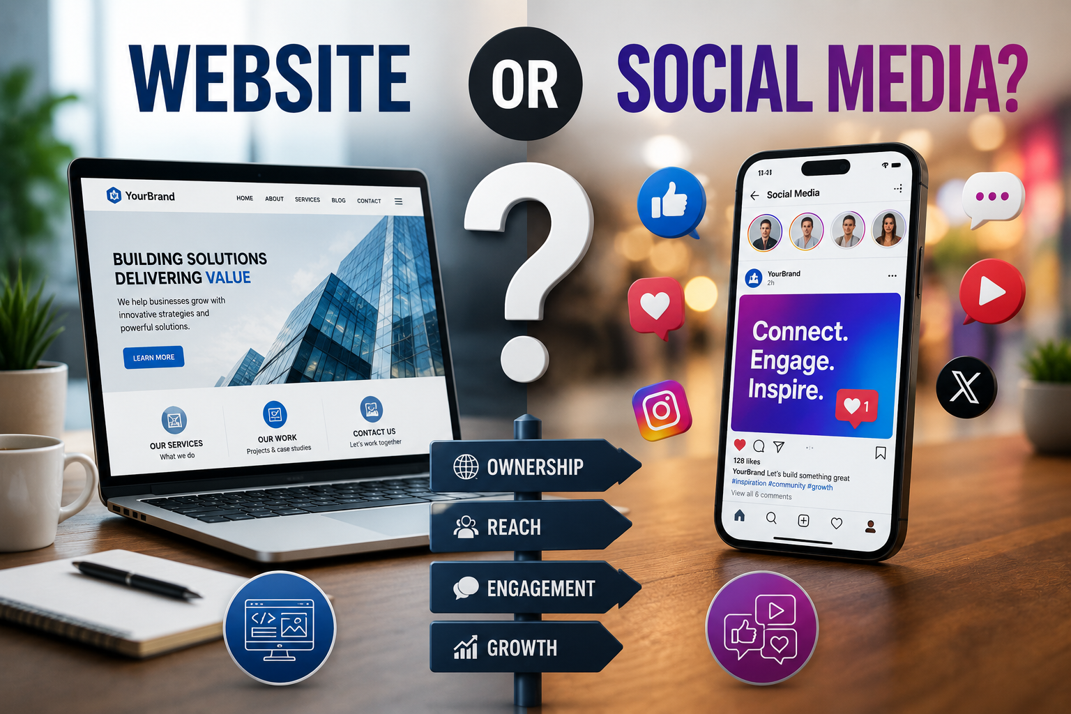 #PRQuote: Which do you need: Website or Social Media?