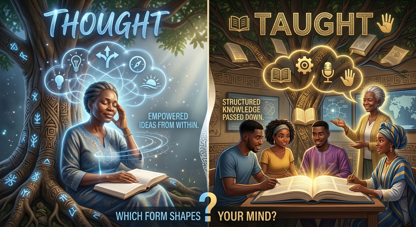 Thought vs Taught