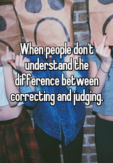 Judging vs Correcting